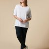 Marina Rinaldi T-Shirt En Jersey Et Popeline | Blouses Et Chemises