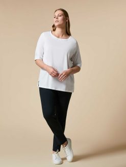 Marina Rinaldi T-Shirt En Jersey Et Popeline | Blouses Et Chemises