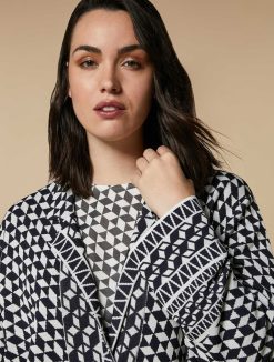 Marina Rinaldi Cardigan En Maille Jacquard | Tricots