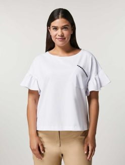 Marina Rinaldi T-Shirt En Jersey De Coton | Hauts Et T-Shirts