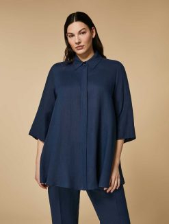 Marina Rinaldi Tunique En Lin | Blouses Et Chemises