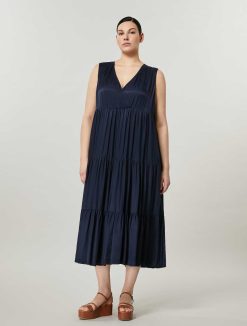 Marina Rinaldi Robe En Serge De Viscose | Robes