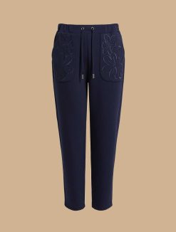 Marina Rinaldi Pantalon De Jogging En Jersey Brode | Pantalon