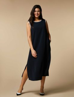 Marina Rinaldi Robe En Cady De Triacetate | Robes