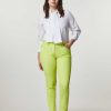 Marina Rinaldi Pantalon Slim En Coutil De Coton | Pantalon