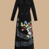 Marina Rinaldi Robe En Cady Avec Broderie | Robes