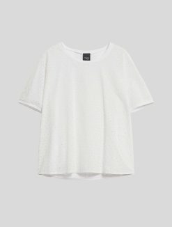 Marina Rinaldi T-Shirt En Jersey De Coton | Hauts Et T-Shirts