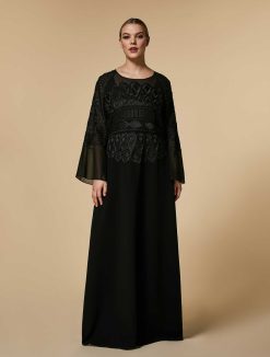 Marina Rinaldi Robe En Triacetate Brodee | Robes