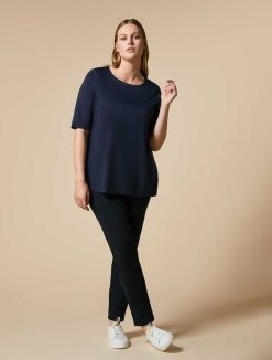 Marina Rinaldi T-Shirt En Jersey Et Popeline | Blouses Et Chemises