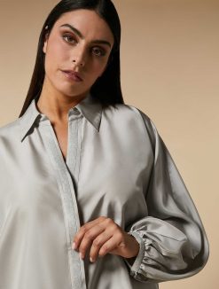 Marina Rinaldi Chemise Habotai En Soie | Blouses Et Chemises