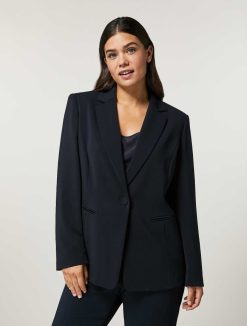 Marina Rinaldi Blazer En Cady Fluide | Veste Et Blazers