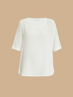 Marina Rinaldi Chemisier En Crepe De Chine De Soie | Blouses Et Chemises