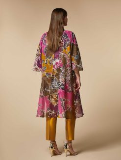 Marina Rinaldi Tunique En Georgette De Soie | Blouses Et Chemises