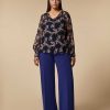 Marina Rinaldi Pantalon Large En Triacetate | Pantalon