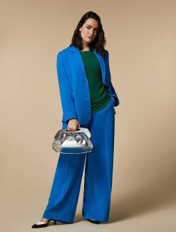 Marina Rinaldi Pantalon Palazzo En Cady Triacetate | Pantalon