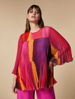 Marina Rinaldi Blouse En Georgette Imprimee | Blouses Et Chemises