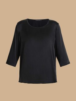 Marina Rinaldi Chemisier Carre En Satin | Blouses Et Chemises