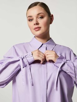 Marina Rinaldi Chemise En Popeline De Coton | Blouses Et Chemises