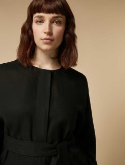 Marina Rinaldi Manteau Cache-Poussiere En Lin | Blouses Et Chemises