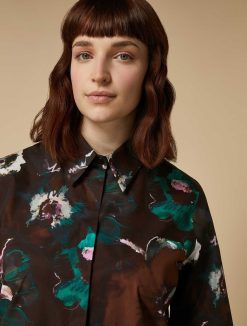 Marina Rinaldi Chemise En Popeline Imprimee | Blouses Et Chemises