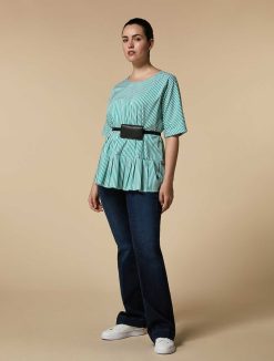 Marina Rinaldi Chemisier En Melange De Coton | Blouses Et Chemises