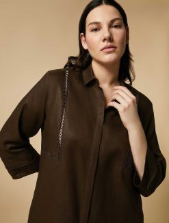 Marina Rinaldi Chemise En Lin | Blouses Et Chemises