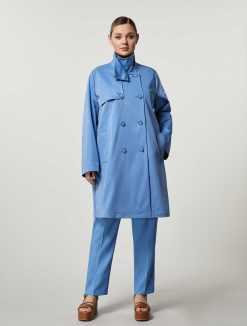 Marina Rinaldi Trench-Coat En Gabardine Deperlant | Manteaux Et Trenchs