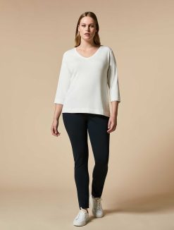 Marina Rinaldi T-Shirt En Jersey De Viscose | Hauts Et T-Shirts