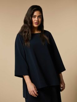 Marina Rinaldi Tunique En Cady Triacetate | Blouses Et Chemises