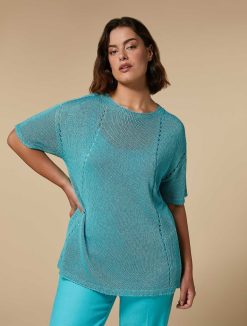 Marina Rinaldi Pull Cordonnet En Lin Et Viscose | Tricots