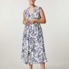 Marina Rinaldi Robe En Toile De Viscose Et De Lin | Robes