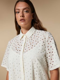 Marina Rinaldi Chemise En Voile De Coton | Blouses Et Chemises