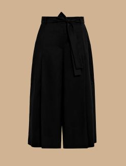 Marina Rinaldi Pantalon Court En Popeline | Pantalon