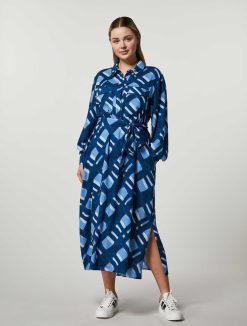 Marina Rinaldi Robe En Toile De Viscose | Robes