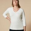 Marina Rinaldi T-Shirt En Jersey De Viscose | Hauts Et T-Shirts