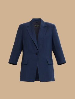 Marina Rinaldi Veste En Lin | Essentiel