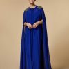 Marina Rinaldi Robe Longue En Georgette Ornee De Strass | Robes