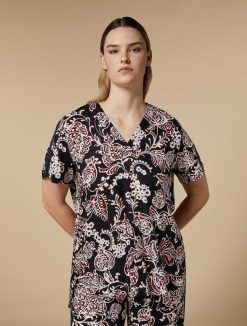 Marina Rinaldi Blouse Fluide Imprimee En Viscose | Blouses Et Chemises