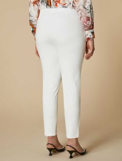 Marina Rinaldi Pantalon Slim En Toile De Coton | Pantalon