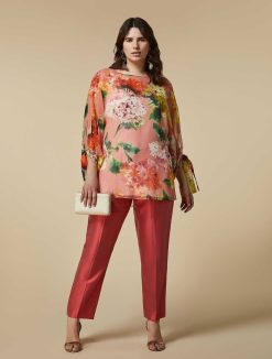 Marina Rinaldi Blouse En Georgette Imprimee | Blouses Et Chemises