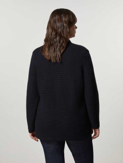 Marina Rinaldi Blouson Aviateur En Fil De Coton | Tricots