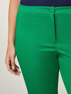 Marina Rinaldi Pantalon En Satin De Coton | Pantalon