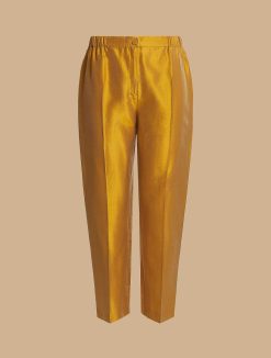 Marina Rinaldi Pantalon En Shantung Pure Soie | Vetements De Ceremonie