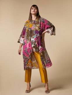 Marina Rinaldi Tunique En Georgette De Soie | Blouses Et Chemises