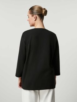 Marina Rinaldi T-Shirt En Jersey De Coton | Hauts Et T-Shirts