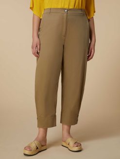 Marina Rinaldi Pantalon En Satin De Coton | Pantalon