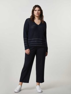 Marina Rinaldi Pantalon Court En Jersey | Pantalon