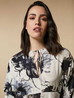 Marina Rinaldi Robe En Crepe De Chine De Soie | Robes