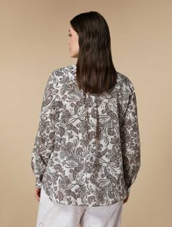 Marina Rinaldi Chemise En Mousseline Imprimee | Blouses Et Chemises