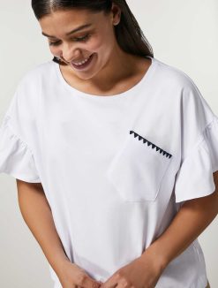 Marina Rinaldi T-Shirt En Jersey De Coton | Hauts Et T-Shirts